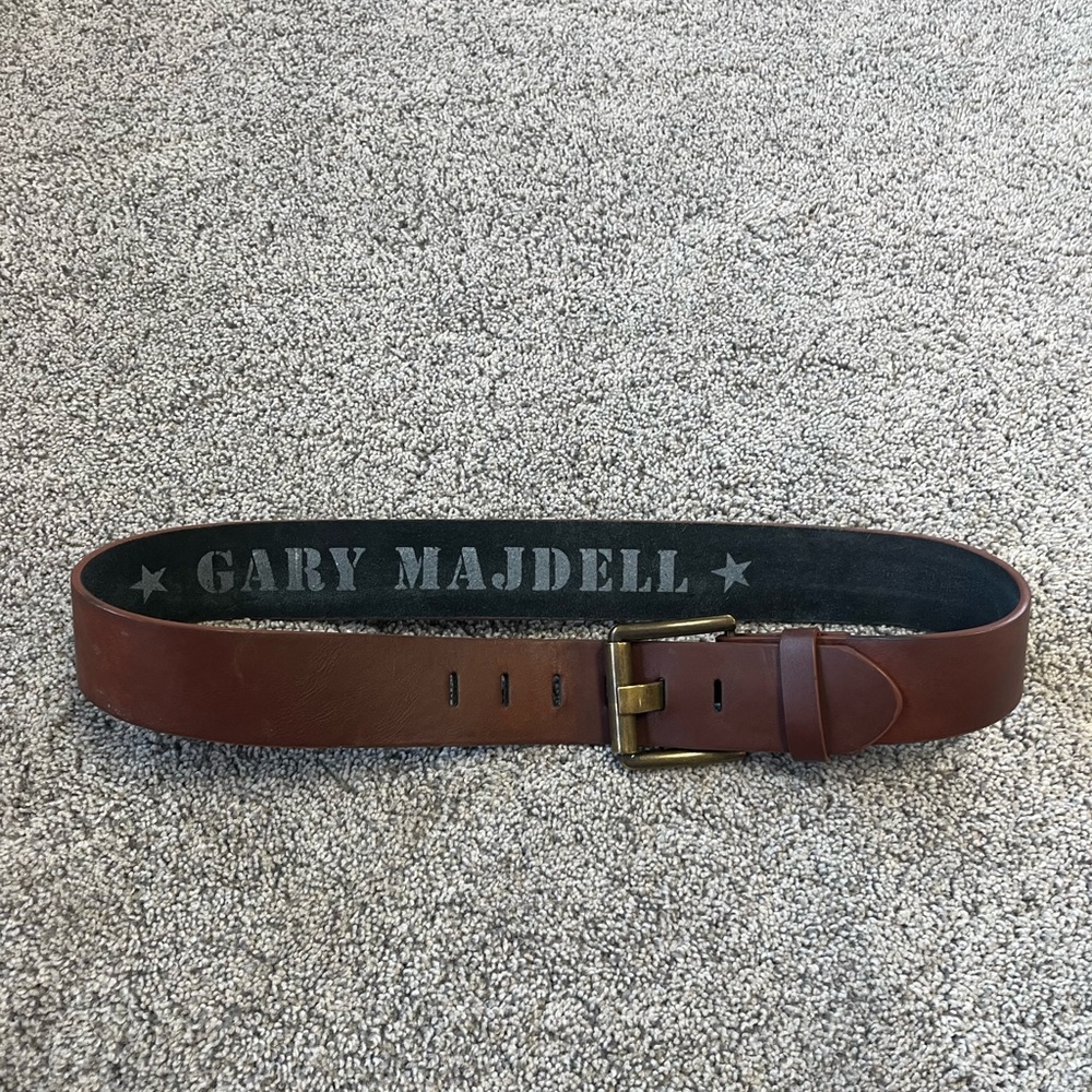 Gary Majdell‎ Sport Brown Leather Belt Sz. 34